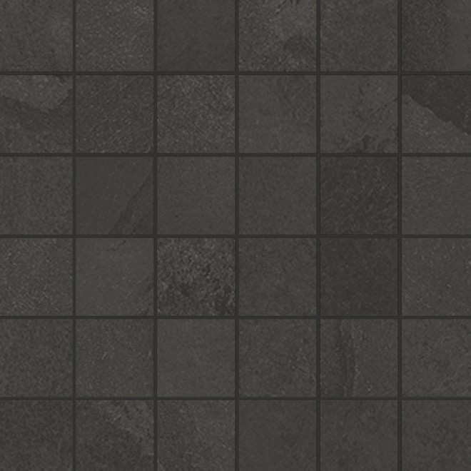 Unicom Starker Brazilian Slate Rail Black Mozaiek 30x30cm